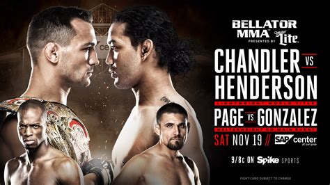 Bennett 2 on Friday is headlined by a. . Bellator mma